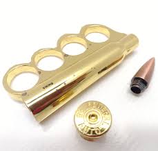 BRASS KNUCKLE PAPERWEIGHT