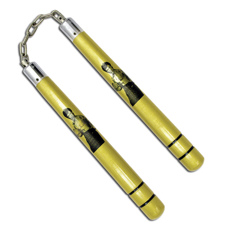 WOODEN NUNCHUCKS- BRUCE LEE