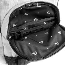 SK9 Skunk Smell Proof Backpack-With Self Locking Mechanism-White