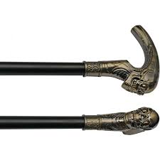 ALIEN HEAD CANE WITH DETACHABLE KNIFE/ SWORD