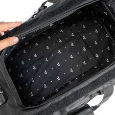 SK9-Smell Proof-Black- Hybrid Duffle Bag/Backpack